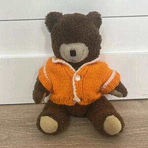 Rare Vintage Knickerbocker Animals of Distinction 13" Bear Movable‎ Legs & Head